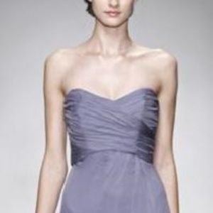 Amsale Chiffon Strapless Dress - Style G629C